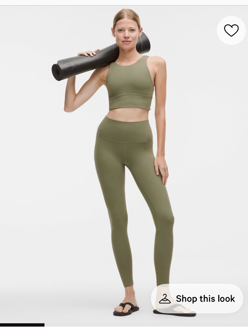 lululemon athletica Olive Green Leggings